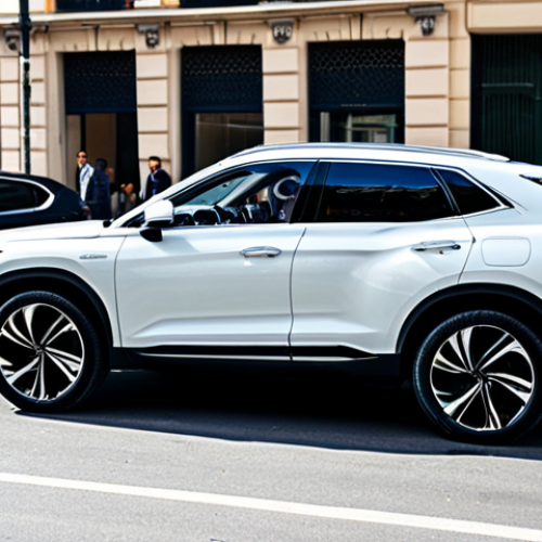 Home 1 지리 Xingyue와 폭스바겐 티록 비교 - Geely Xingyue - Modern Urban Scene**
"A stylish Geely Xingyue SUV Coupé parked in a modern European...